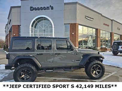 Certified 2019 Jeep Wrangler Unlimited Sport S