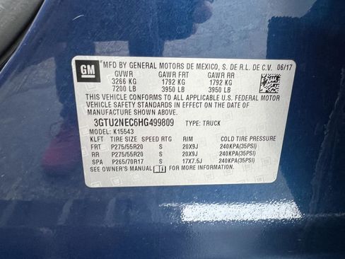 Used 2017 GMC Sierra 1500 SLT w/ SLT Premium Package AWD/4WD image 46