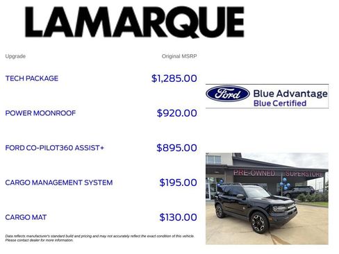 Used 2023 Ford Bronco Sport Outer Banks w/ Tech Package AWD/4WD image 10