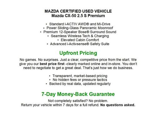 Used 2025 MAZDA CX-50 AWD 2.5 S w/ Weather Package image 2