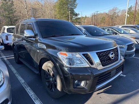 Used 2019 Nissan Armada Platinum w/ Captain's Chairs Package image 1