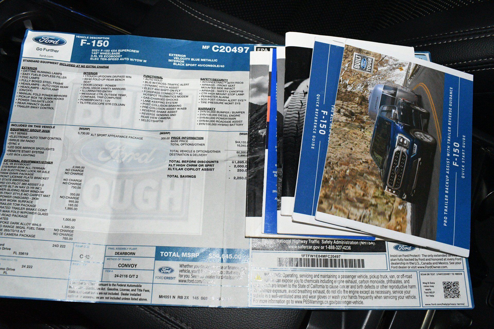 Used 2021 Ford F150 XLT w/ Equipment Group 302A High AWD/4WD image 98