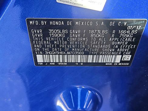 Certified 2018 Honda Fit Sport image 13