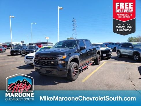 Used 2022 Chevrolet Silverado 1500 Custom w/ LPO, Dark Essentials Package image 1
