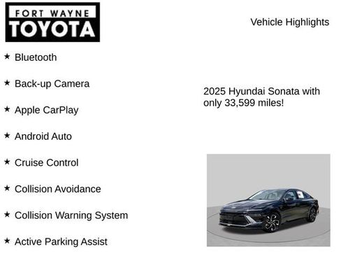 Used 2025 Hyundai Sonata SEL FWD image 7