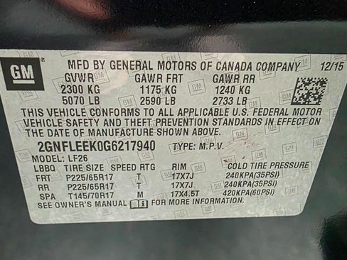 Used 2016 Chevrolet Equinox LS AWD/4WD image 39