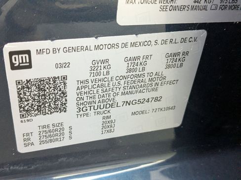 Used 2022 GMC Sierra 1500 SLT w/ SLT Convenience Package image 35