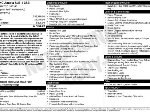 Used 2012 GMC Acadia SLE image 28