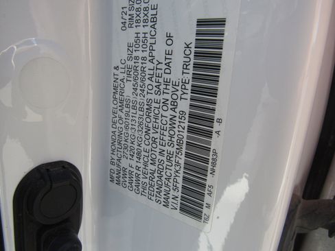 Used 2021 Honda Ridgeline RTL-E image 6