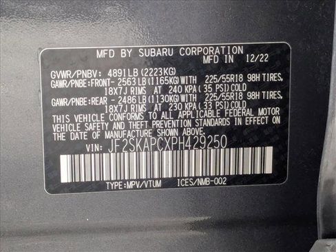 Certified 2023 Subaru Forester Limited image 27