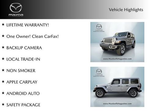 Used 2018 Jeep Wrangler Unlimited Sahara AWD/4WD image 2