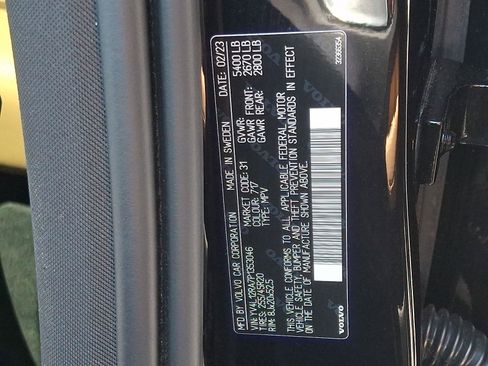 Certified 2023 Volvo XC60 B5 Ultimate w/ Climate Package AWD/4WD image 26