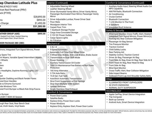 Used 2019 Jeep Cherokee Latitude Plus w/ Cold Weather Group image 4