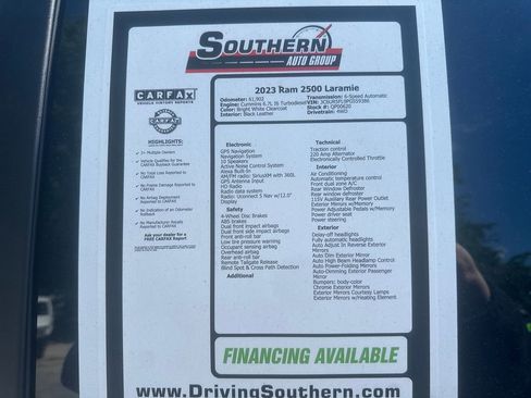 Used 2023 RAM 2500 Laramie AWD/4WD image 8