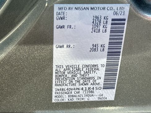 Used 2023 Nissan Altima 2.5 SV FWD image 29