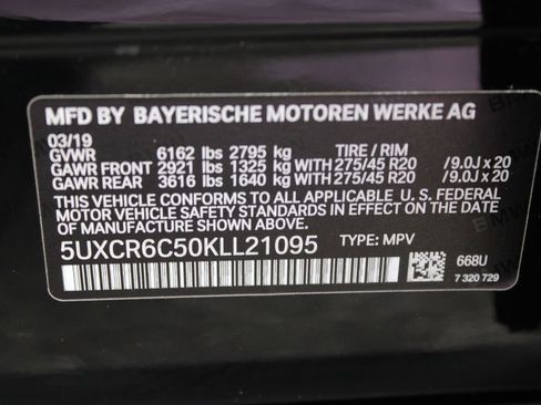 Used 2019 BMW X5 xDrive40i w/ Premium Package 2 image 52