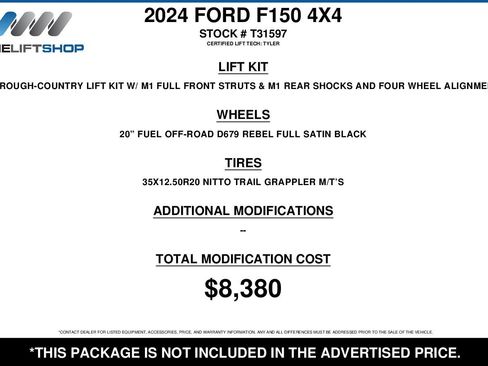 Used 2024 Ford F150 Lariat w/ Bed Utility Package image 2