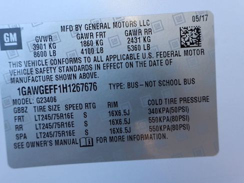 Used 2017 Chevrolet Express 2500 LS image 43