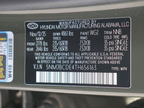 Used 2026 Hyundai Tucson SEL AWD/4WD image 31