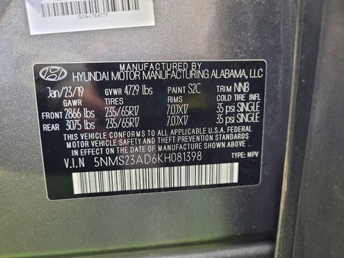 Used 2019 Hyundai Santa Fe SE FWD image 33