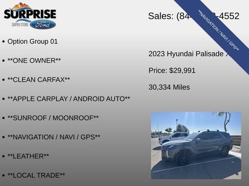 Used 2023 Hyundai Palisade XRT FWD image 7