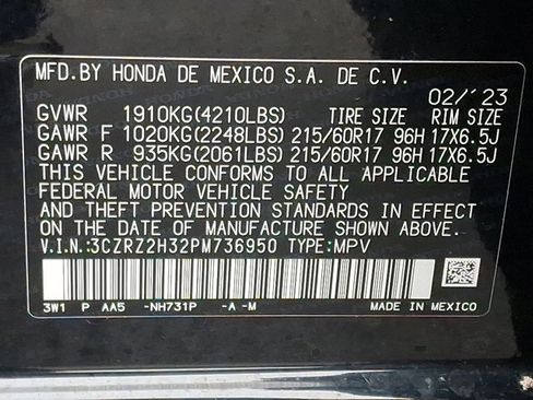 Used 2023 Honda HR-V LX image 27