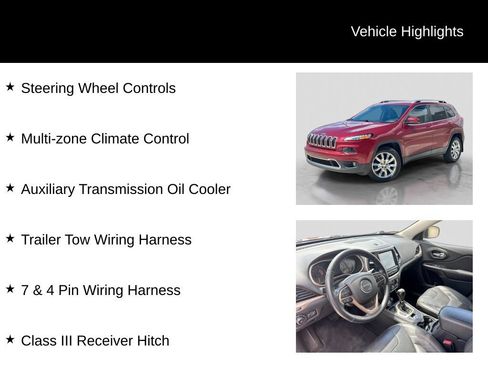 Used 2016 Jeep Cherokee Limited w/ Trailer Tow Group FWD image 11