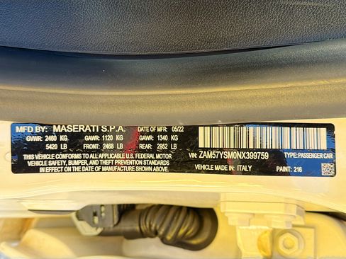 Certified 2022 Maserati Ghibli Modena image 43