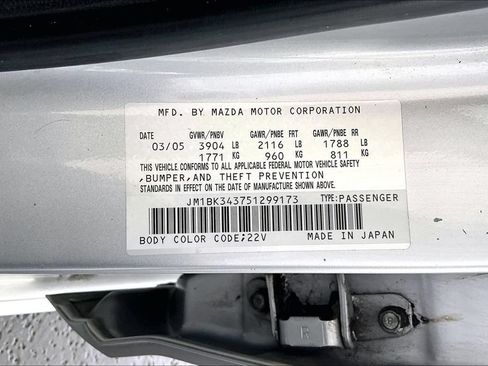 Used 2005 MAZDA MAZDA3 s FWD image 19
