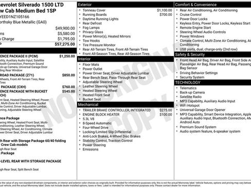 Used 2022 Chevrolet Silverado 1500 RST w/ Convenience Package II AWD/4WD image 34