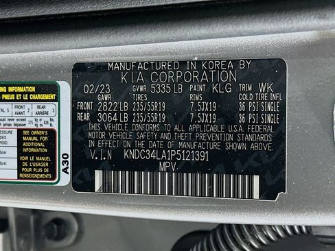 Used 2023 Kia EV6 Wind w/ Wind Technology Package RWD image 12