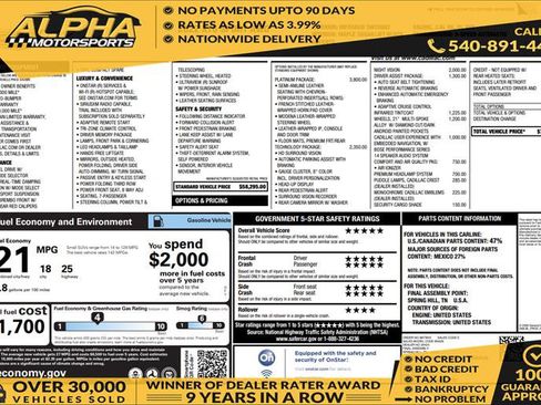 Used 2022 Cadillac XT6 Sport w/ Platinum Package image 3