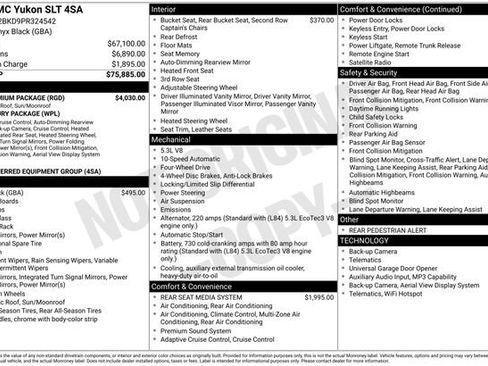 Used 2023 GMC Yukon SLT w/ SLT Premium Package AWD/4WD image 17