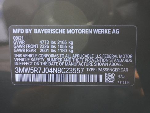 Used 2022 BMW 330i xDrive 330i xDrive w/ Driving Assistance Package image 65