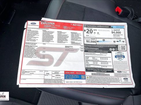 New 2026 Ford Explorer ST w/ Sun And Sound Package image 14