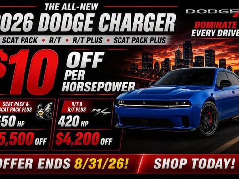 New 2026 Dodge Charger R/T AWD/4WD image 2