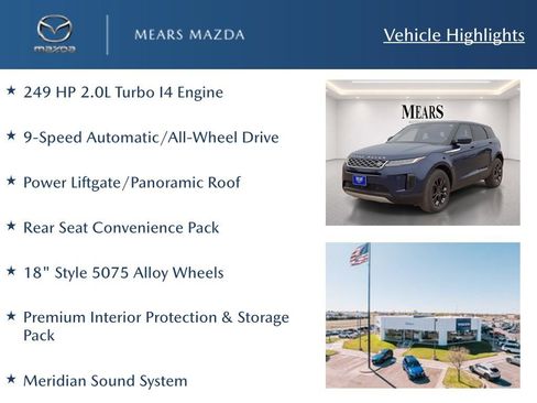 Used 2021 Land Rover Range Rover Evoque S AWD/4WD image 2