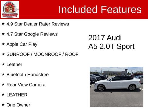 Used 2017 Audi A5 2.0T Sport AWD/4WD image 5