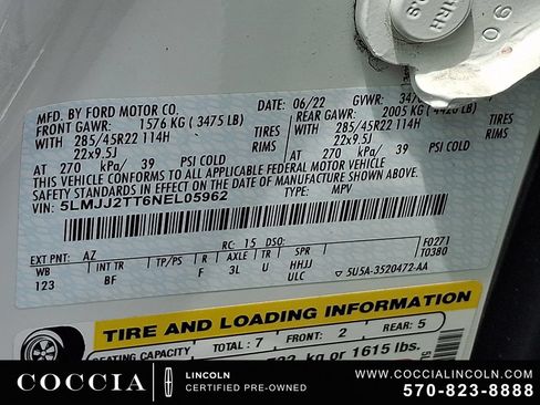 Certified 2022 Lincoln Navigator Black Label AWD/4WD image 27
