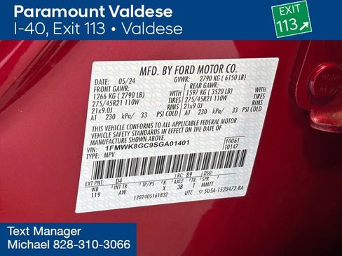 Used 2025 Ford Explorer ST image 30