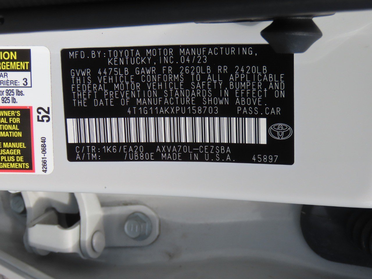 Used 2023 Toyota Camry SE FWD image 30
