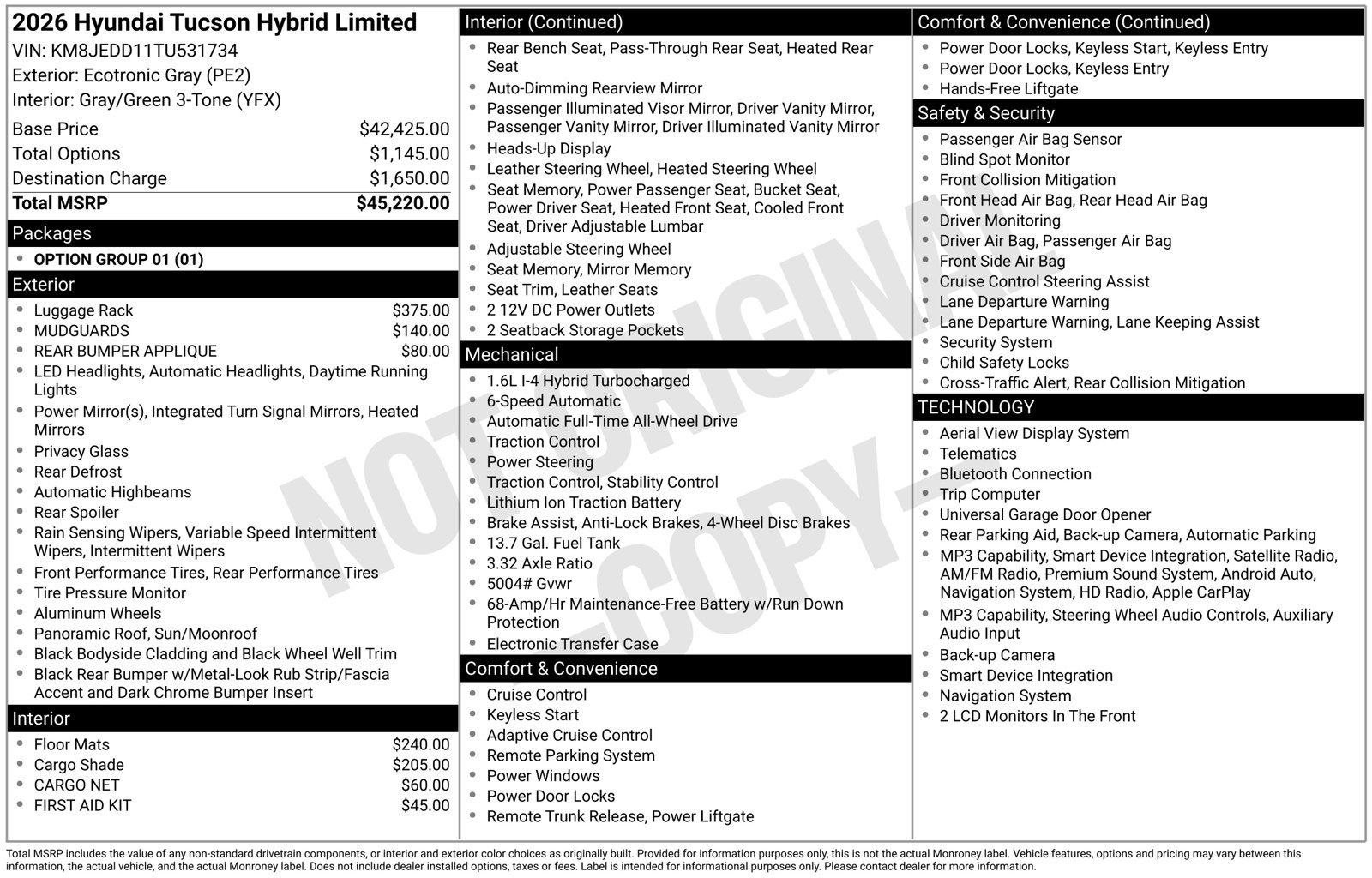 New 2026 Hyundai Tucson Limited AWD/4WD image 30