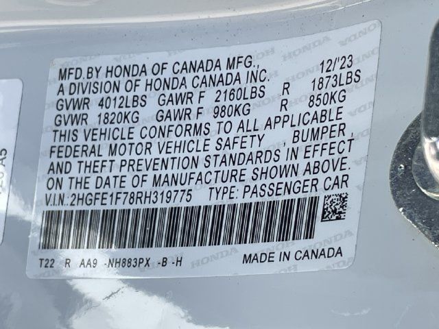 Used 2024 Honda Civic EX image 29