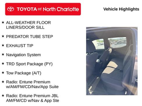 Used 2017 Toyota Tacoma TRD Sport w/ Tow Package (A/T) AWD/4WD image 5
