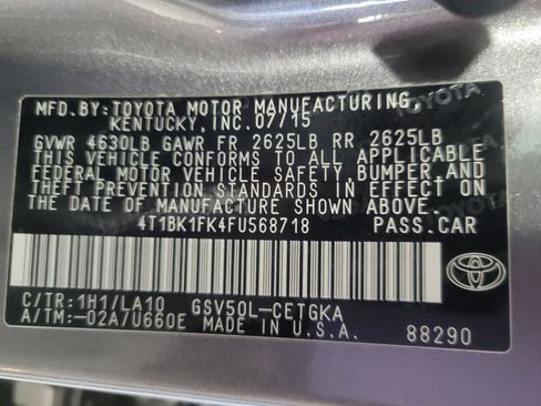 Used 2015 Toyota Camry XLE FWD image 33