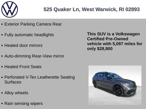 Certified 2024 Volkswagen Tiguan SE R-Line image 13