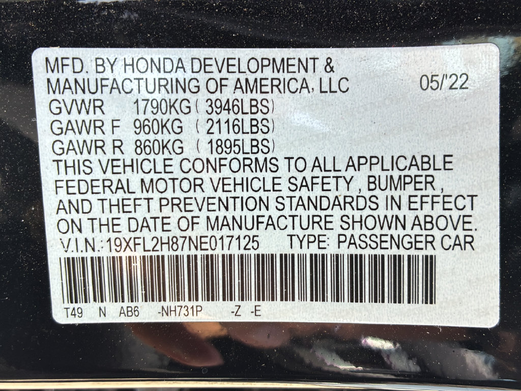 Used 2022 Honda Civic Sport image 30