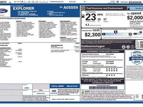 Used 2025 Ford Explorer ST-Line w/ Premium Package image 13