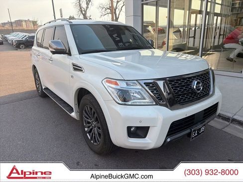 Used 2019 Nissan Armada Platinum w/ Captain's Chairs Package image 1