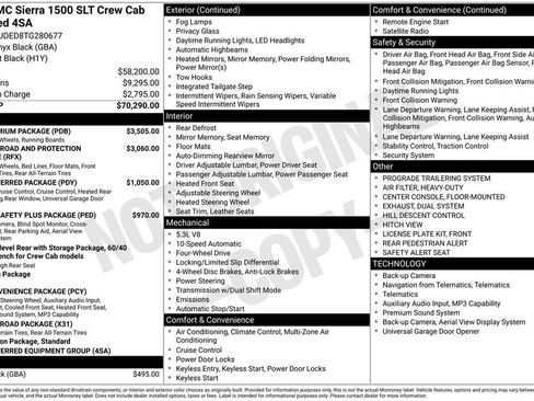 New 2026 GMC Sierra 1500 SLT w/ SLT Premium Package AWD/4WD image 42